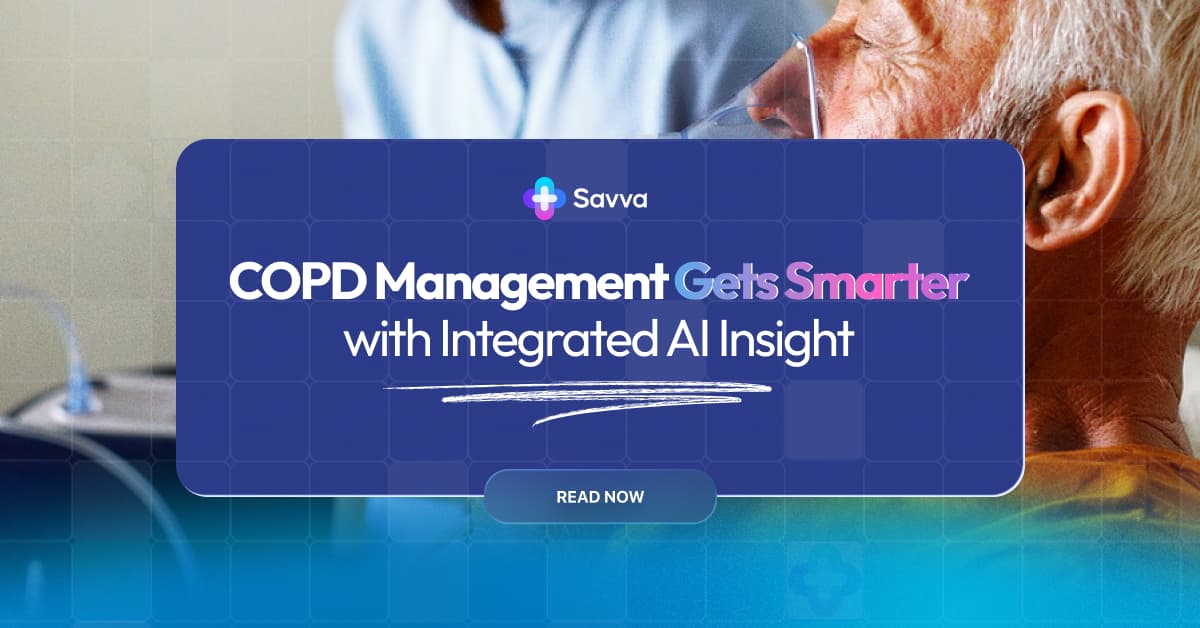 Smartwatch and medical data syncing for better COPD prediction with AI.