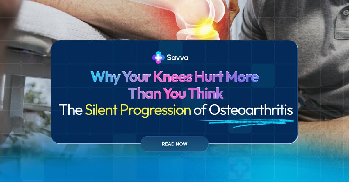Knee stiffness and swelling can build gradually over time