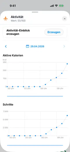 Savva iOS-Screenshot auf Deutsch