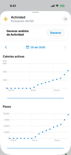 Captura de pantalla de Savva iOS en español