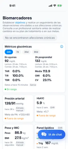 Captura de pantalla de Savva iOS en español