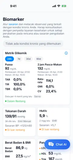 Tangkapan layar Savva iOS dalam Indonesia