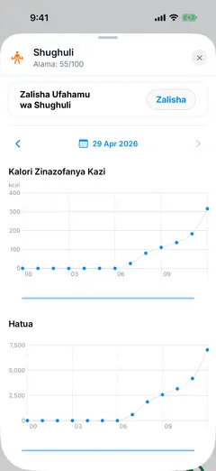 Picha ya skrini ya Savva iOS kwa Kiswahili