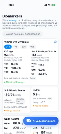 Picha ya skrini ya Savva iOS kwa Kiswahili